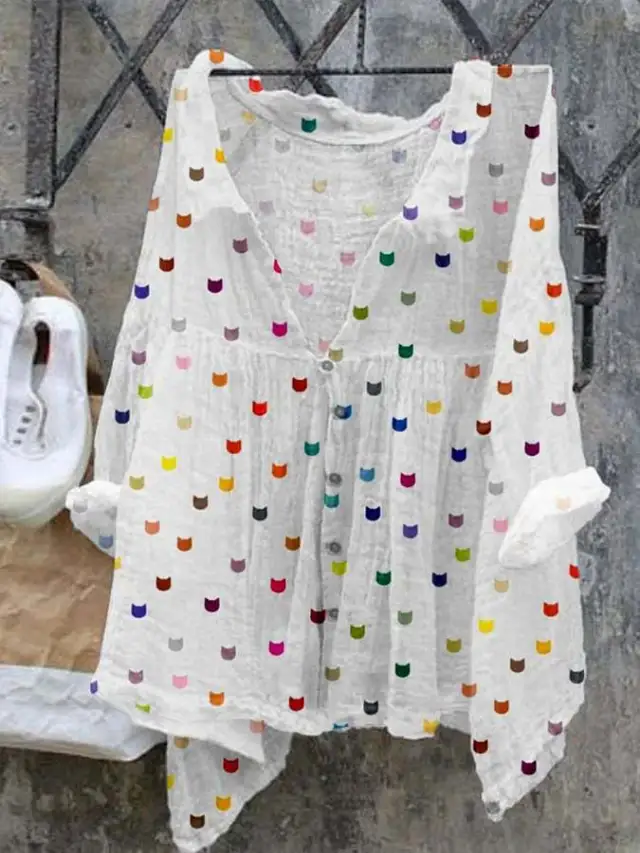 Fashion Women's Shirt Landscape Printing B42Sk8C20241211A 2Xl - Shop at LoveMi