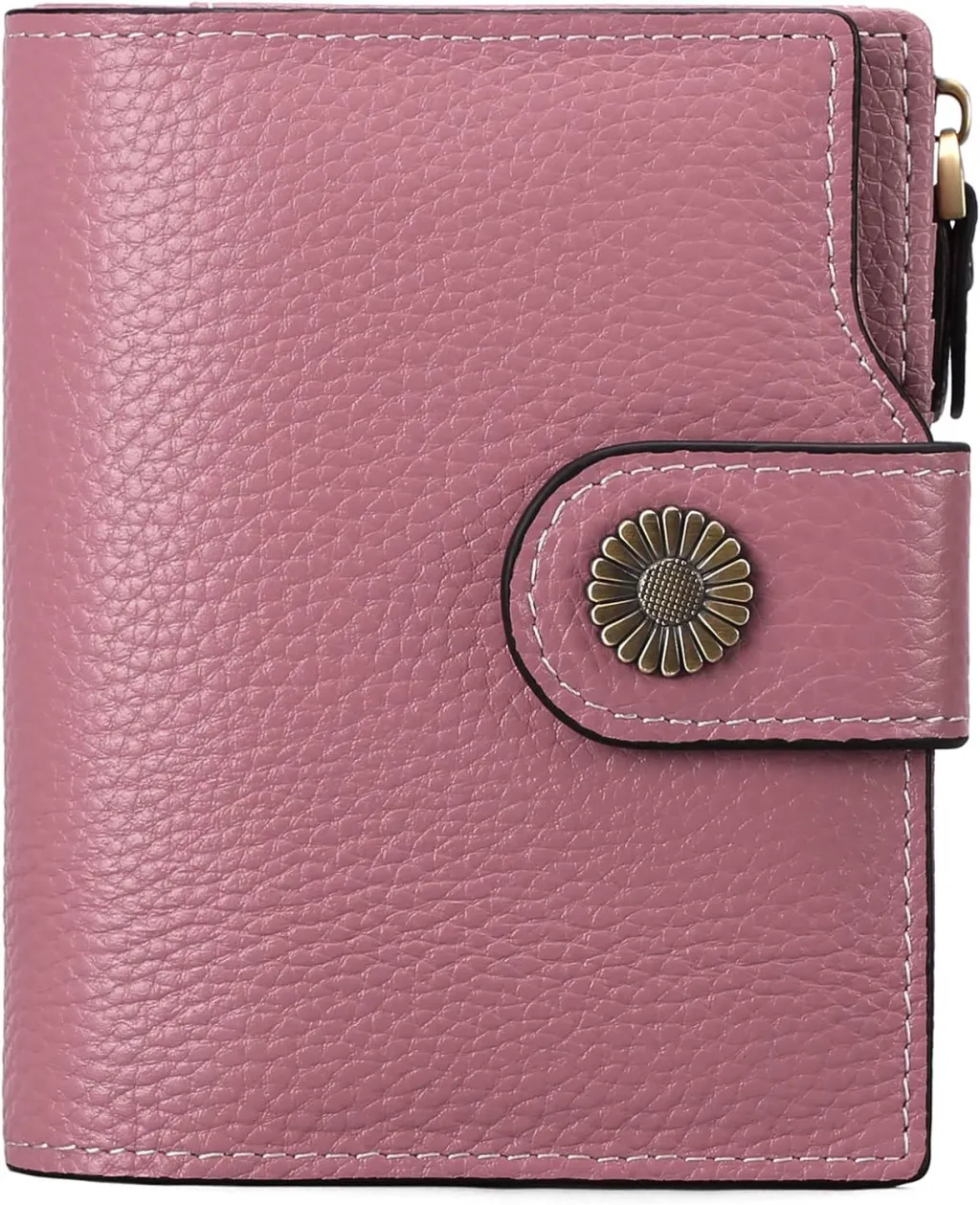 Hasp Clutch Girls Coin Pocket Multifunctional Card Holder - Pink