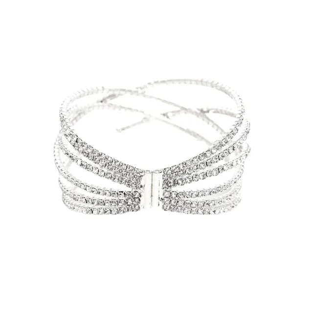 Retro Cross Wristband Bracelet Silver - Shop at LoveMi