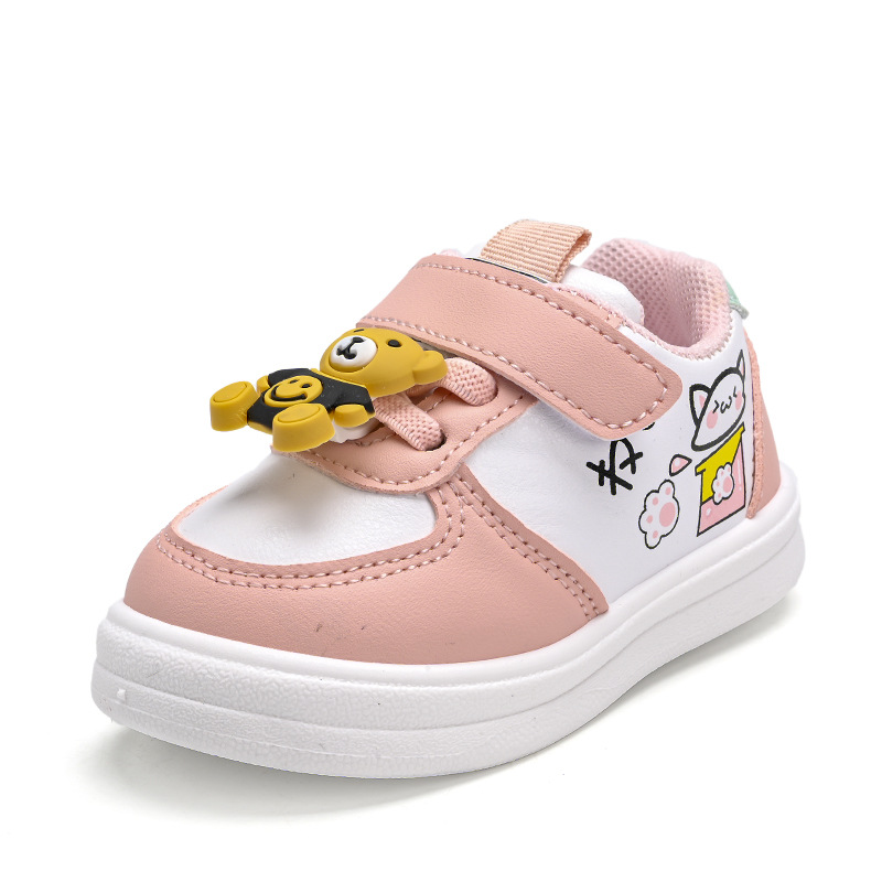Children's Sneakers Baby Toddler Boys And Girls Leather Surface Baby Shoes — foto 3
