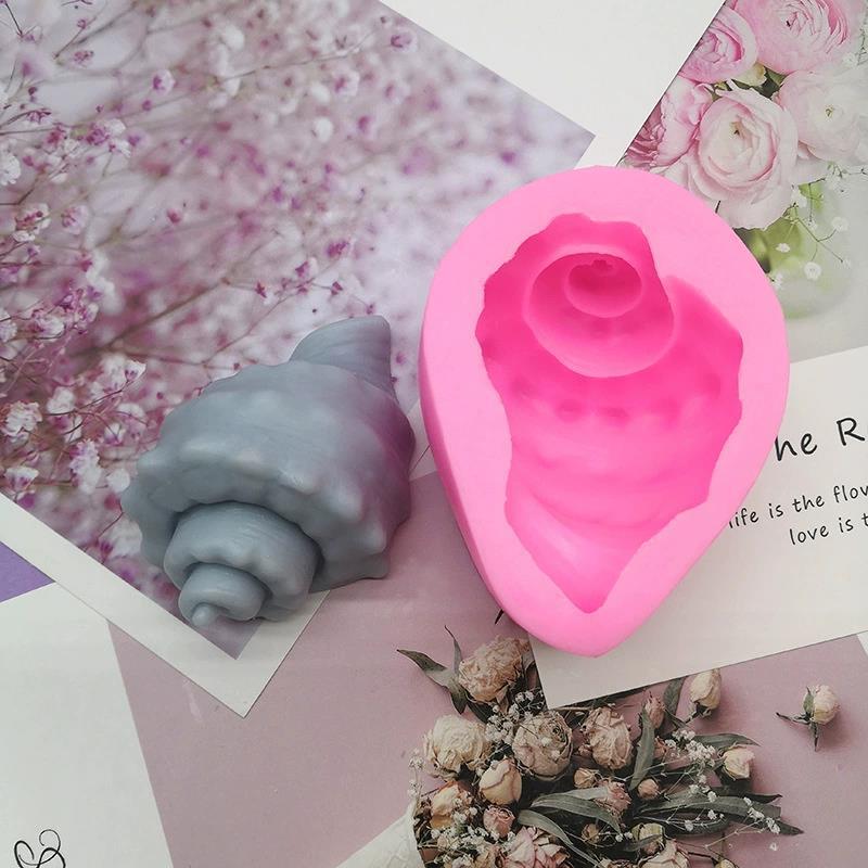 Title 4, Diy Conch Shape Perfumed Soap Mould Fondant Cak...