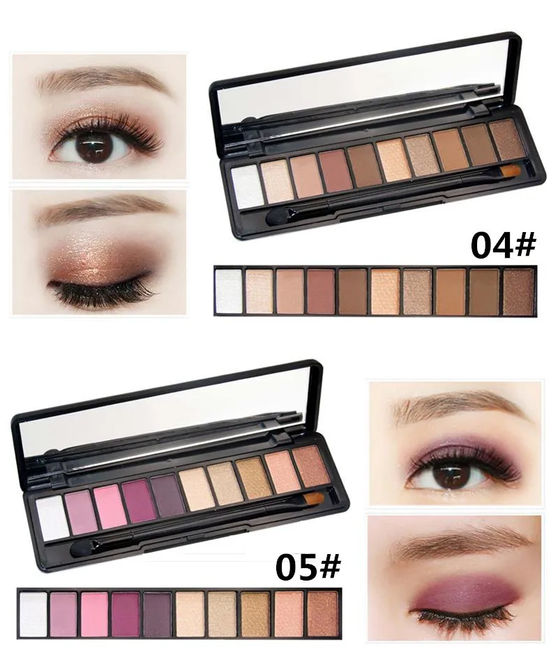 Title 5, Earth-toned long-lasting no powder eyeshadow wi...