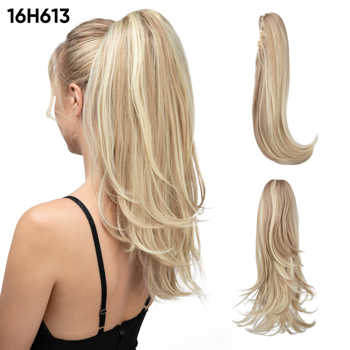 European And American Style Wig Women's Short Hair Ponytail 15