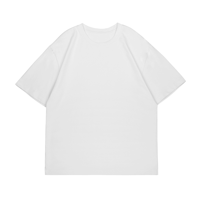 Men's Solid Color Loose-fitting Pure Cotton Short Sleeves T-shirt