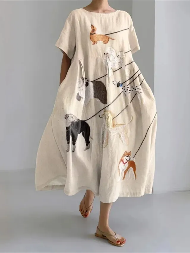 New Womens Sweet Crew neck Dress Lx2 179 3Xl - Shop at LoveMi