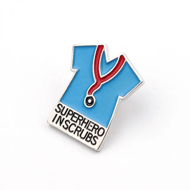 Cartoon Creative Human Organ Brooch Heart Brain Lung Styling Accessories Blue - Shop at LoveMi