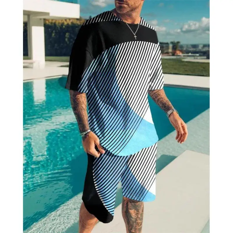 Short Sleeve Foreign Trade Men Leisure Set