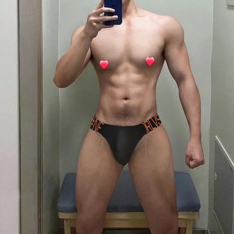 Men's Triangle Underwear High Fork Cotton Comfortable
