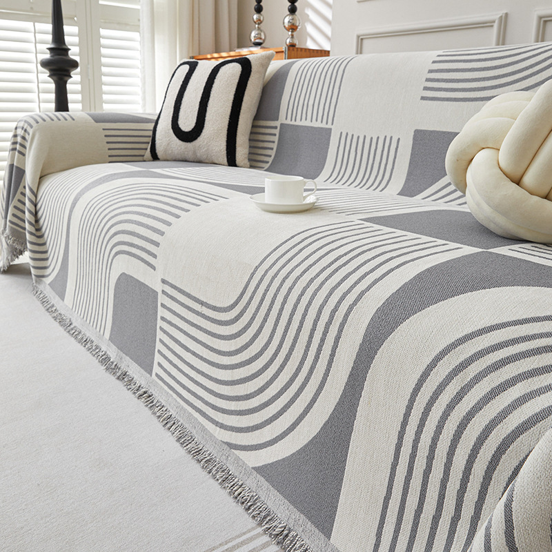 Chenille Sofa Cover Full-wrap Thickened Minimalist Designuniversal For All Four Seasons