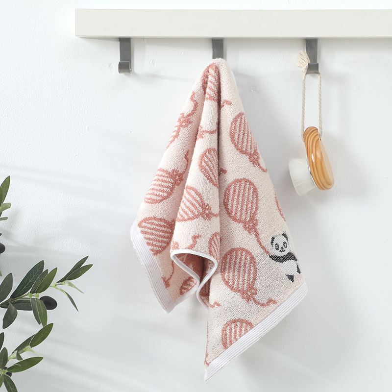 Children's Towel Home Soft Cartoon Face Towel Pure Cotton