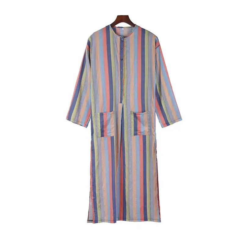 Muslim Southeast Asia Loose And Simple Long Sleeve Middle East Men's Robe