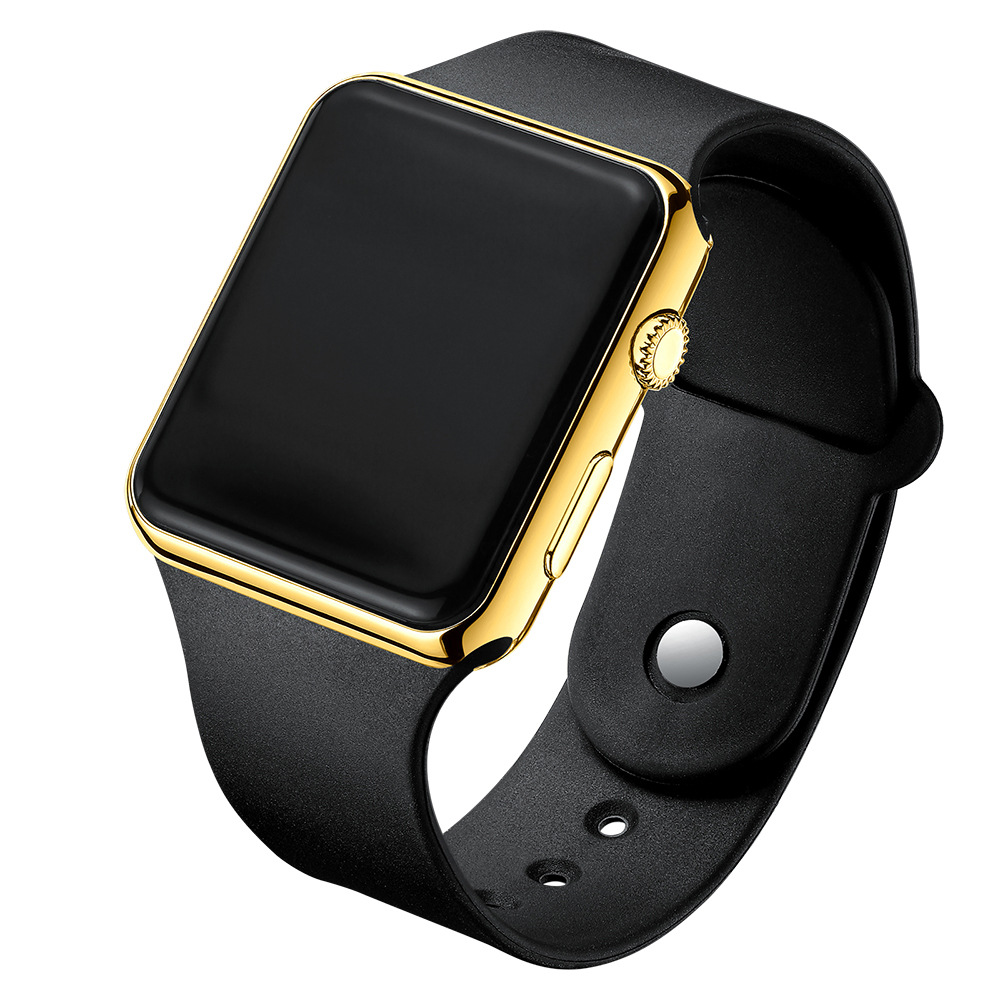 Gold Shell Black Strap