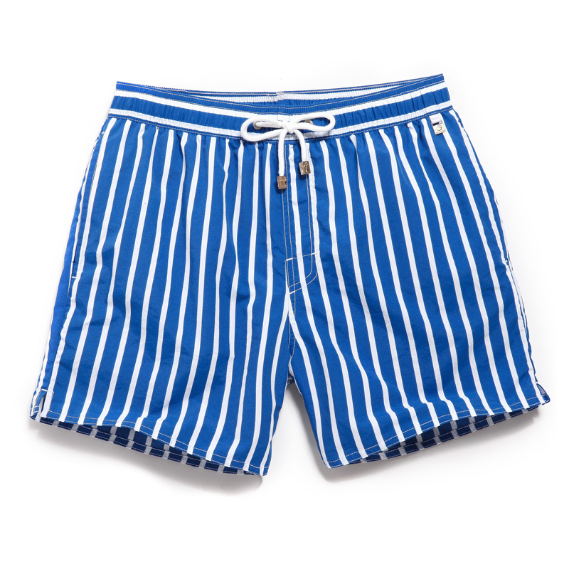 H824 Blue Bold Stripes