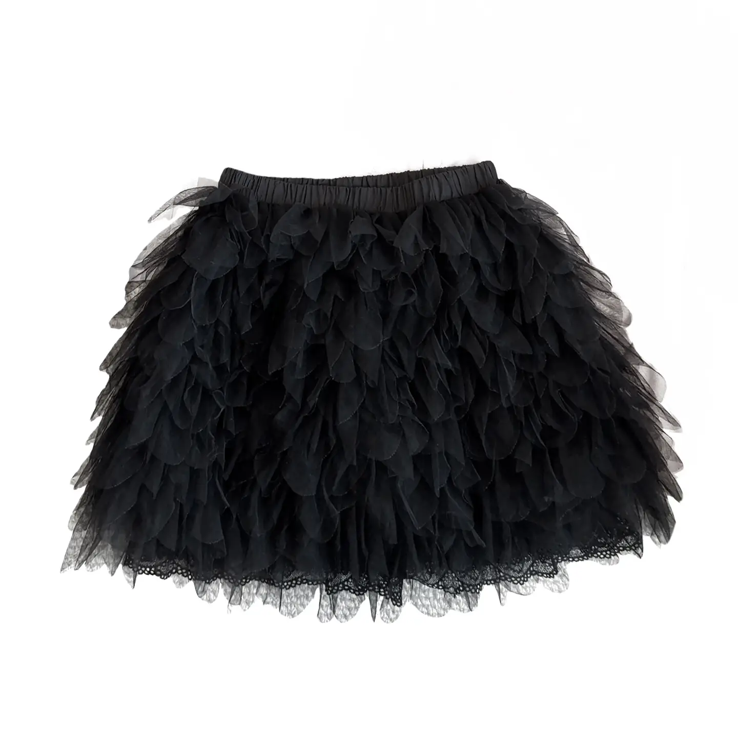 Multi-layer Ruffled Tutu Mesh Skirt For Women