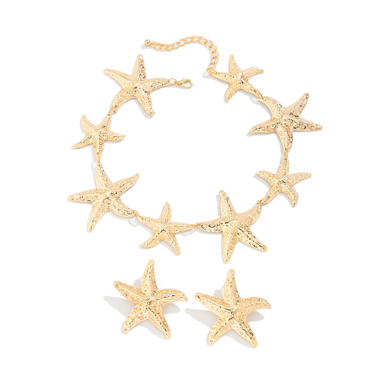 Ocean-Style Starfish Pendant Necklace For WomenFashionable And Unique