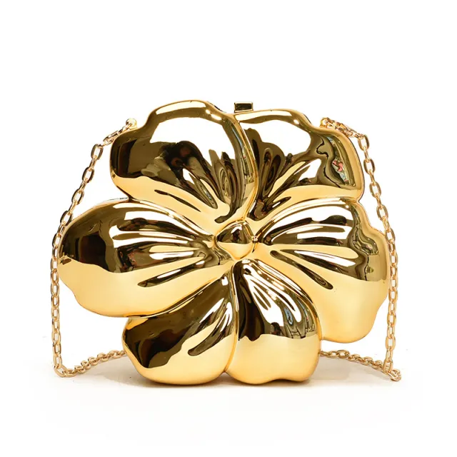 Female Sweet Cool Bag Chain Crossbody Gold - Shop at LoveMi