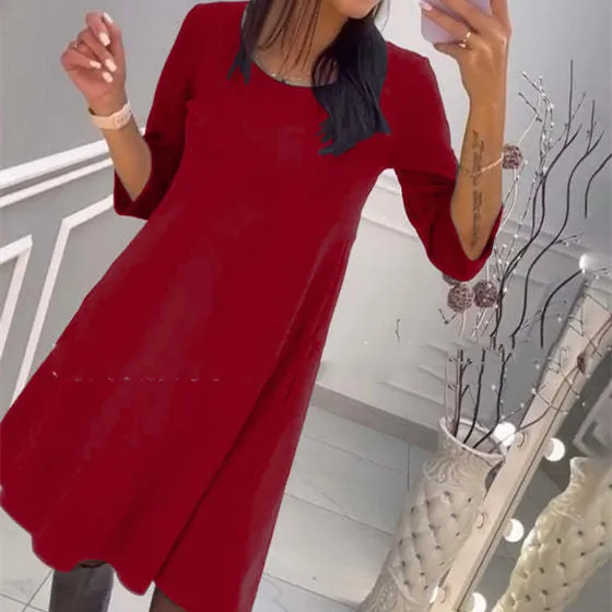 Women's Solid Color Bow Design Loose Fashion Casual Skirt 1 Style Xxxl - Shop at LoveMi