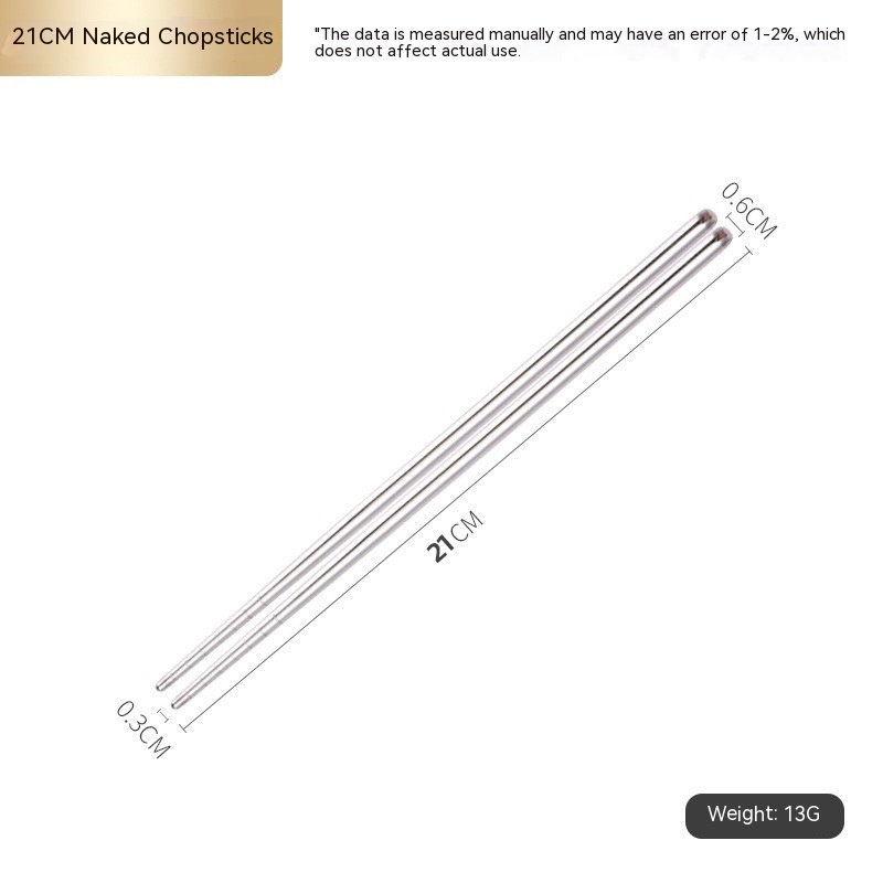 21cm Roundheaded Chopsticks