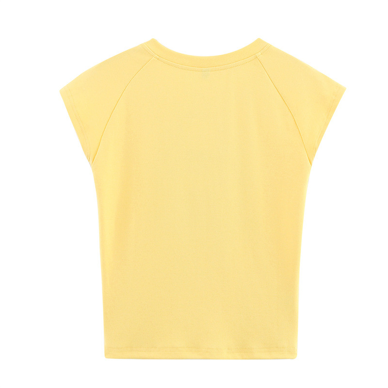 Simple Casual All-match Short Sleeve Printed T-shirt