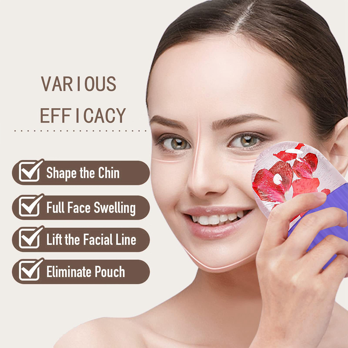 Title 23, Beauty Massage Face Ice Tray Facial Ice Anti-puffy