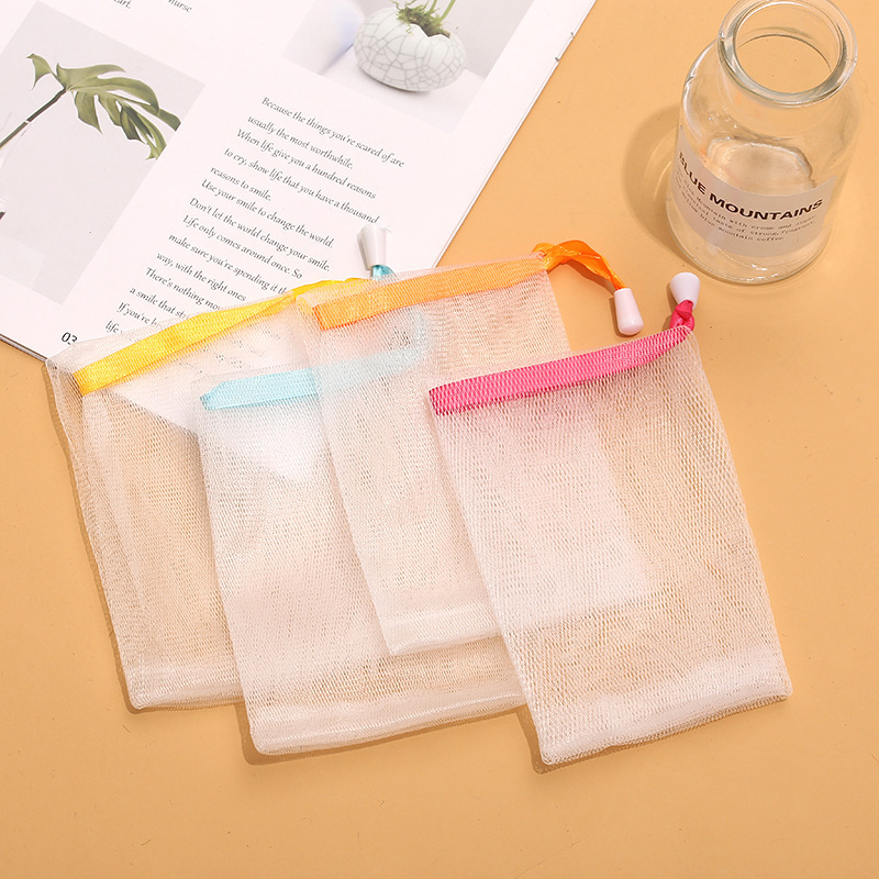 Bubble Net Bag For Face Wash And Handmade Soap
