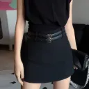 Skirt With 2 Belts-Xl