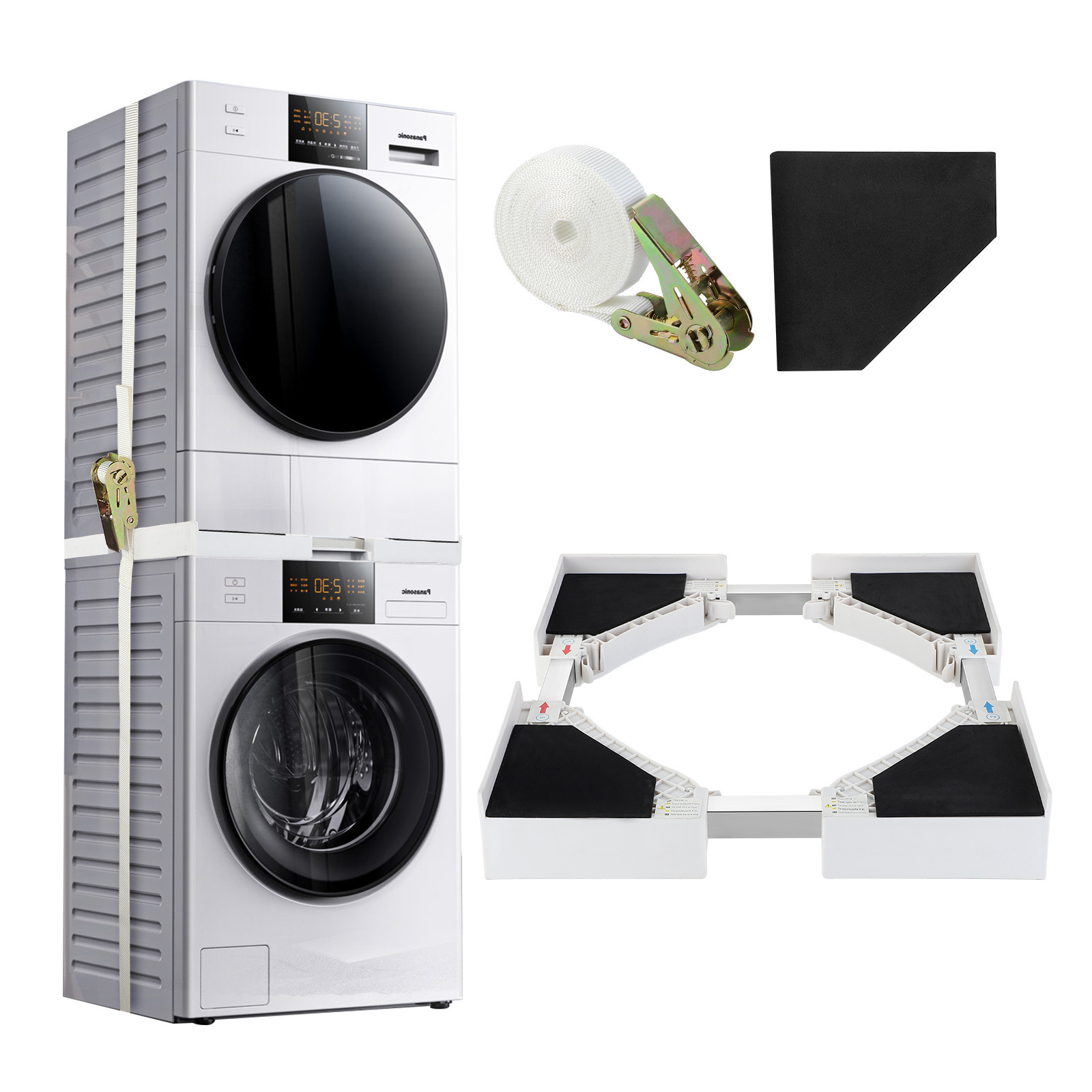 Dishwasher And Washing Machine Movable Stacking Non-slip Rack