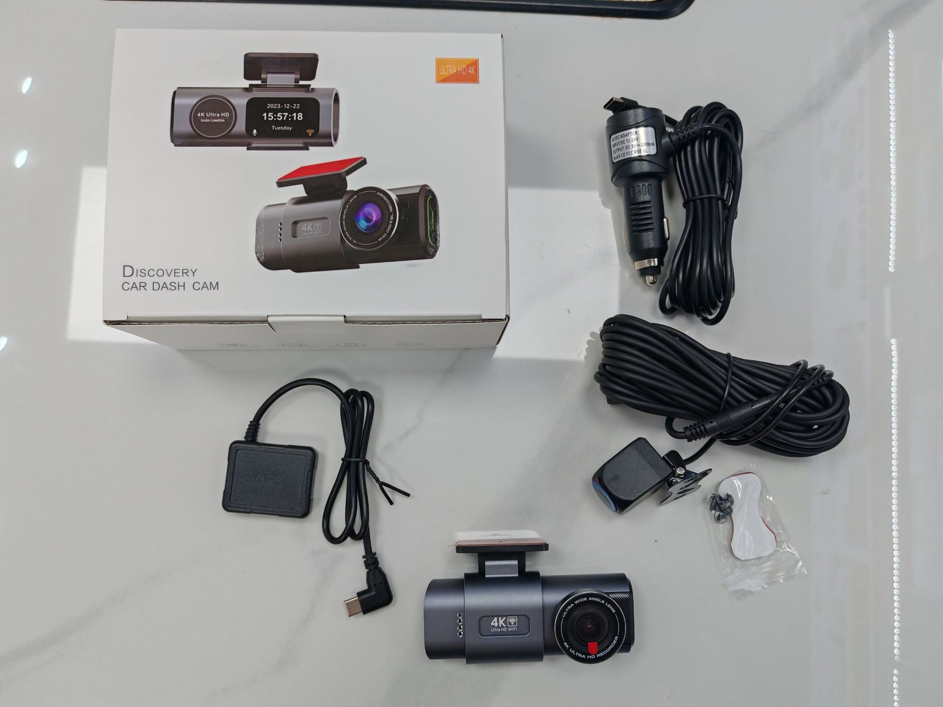 High definition Front and rear Dual Recording WiFi Smartphone Connectivity A Hidden In-car Dash Cam 4