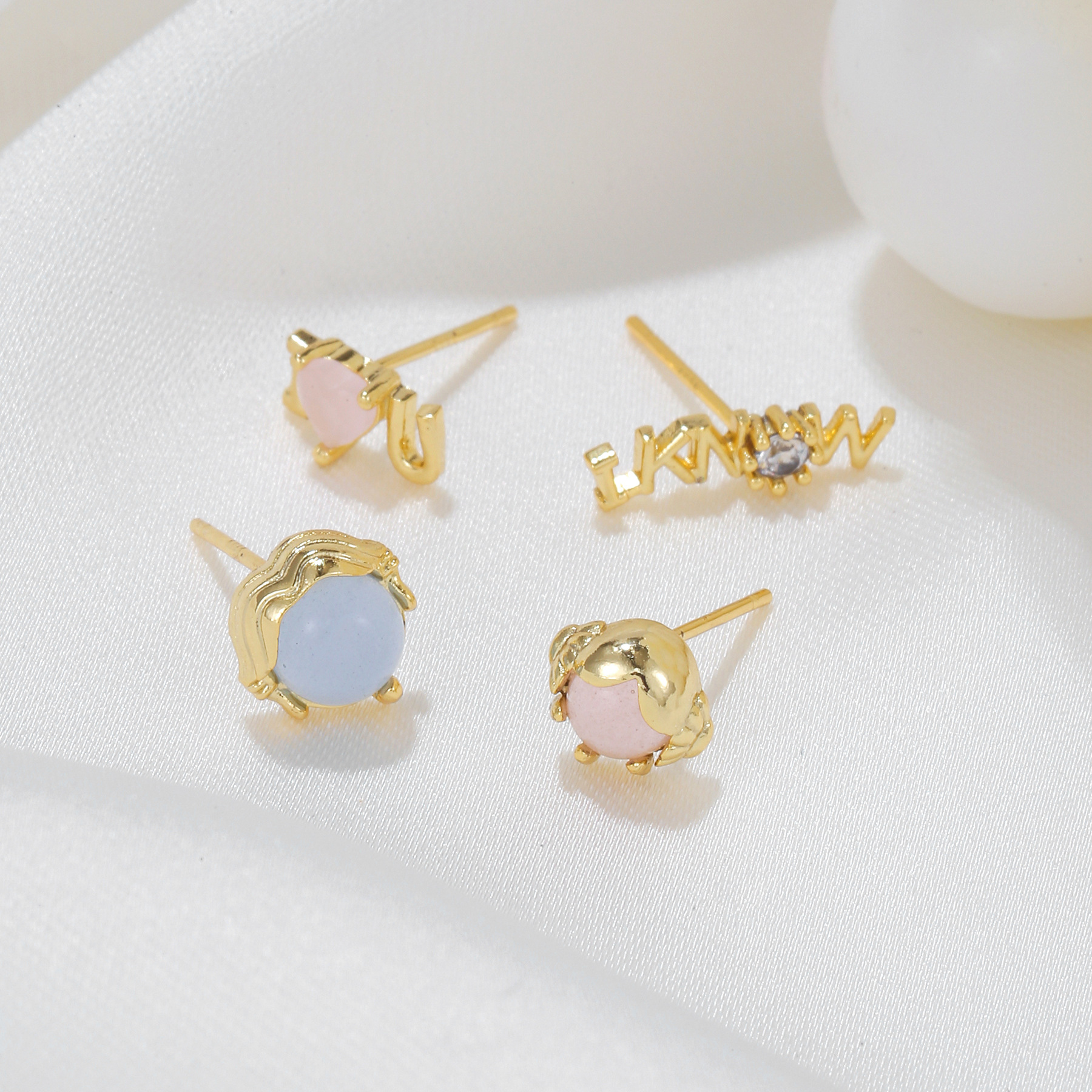 Creative And Refined Cartoon Funny Stud Earrings