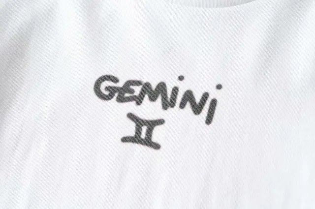 T shirt Slim Fit Zodiac Fit Cut Rib Midriff baring Top Cute Kawaii Gemini - Shop at LoveMi