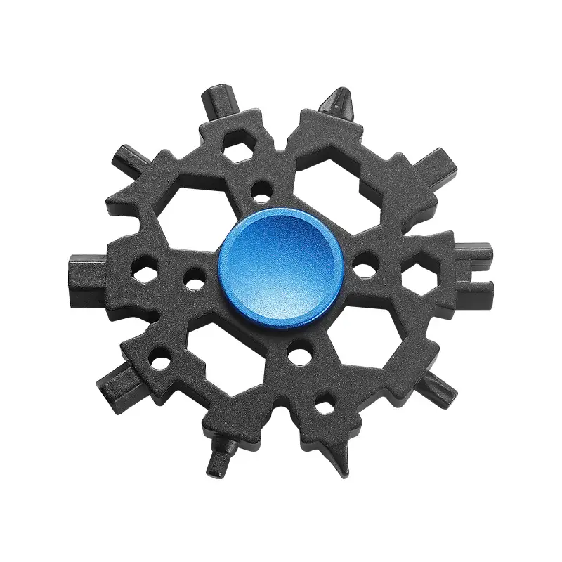 Fingertip Gyro Snowflake Wrench Multifunctional Fingertip Pressure Reduction Toy Repair Tool Snowflake Wrench