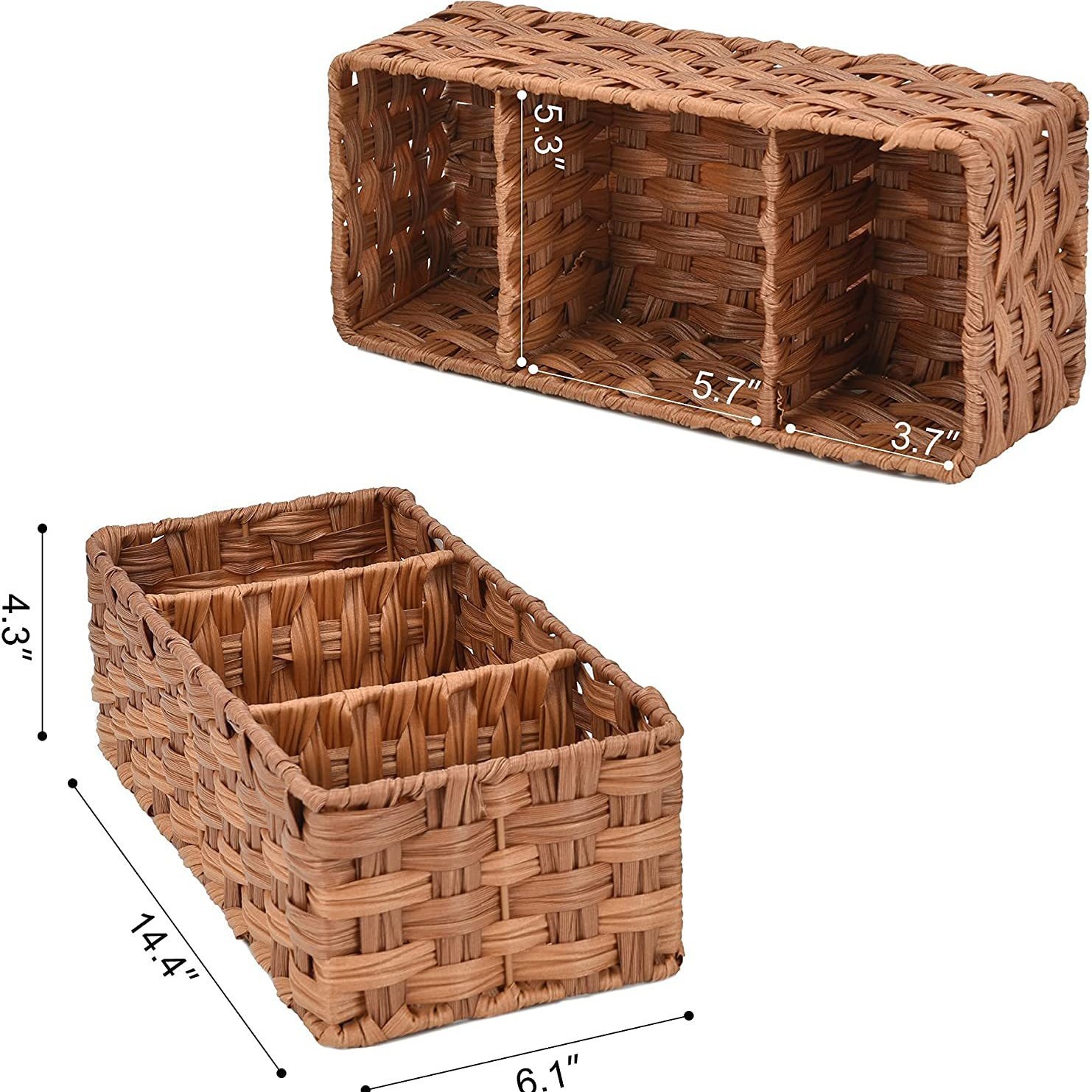 Desktop Bathroom Tissue And Towel Storage Basket Bedroom Cosmetic Organizer