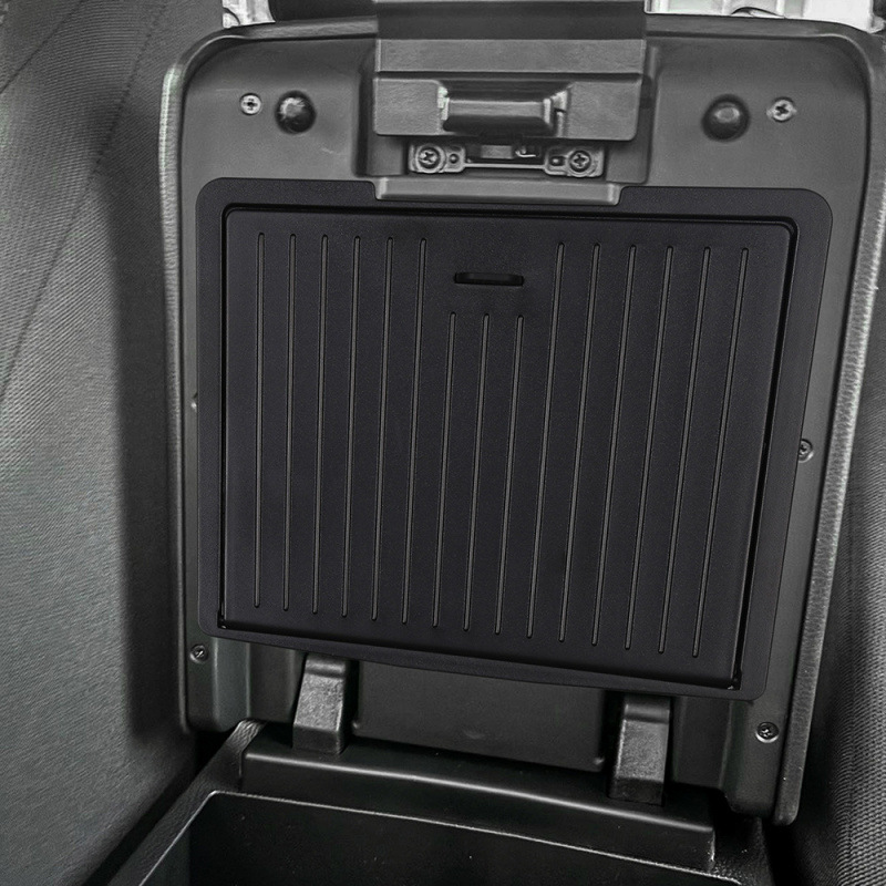 Hidden Storage Compartment In The Center Console Lid