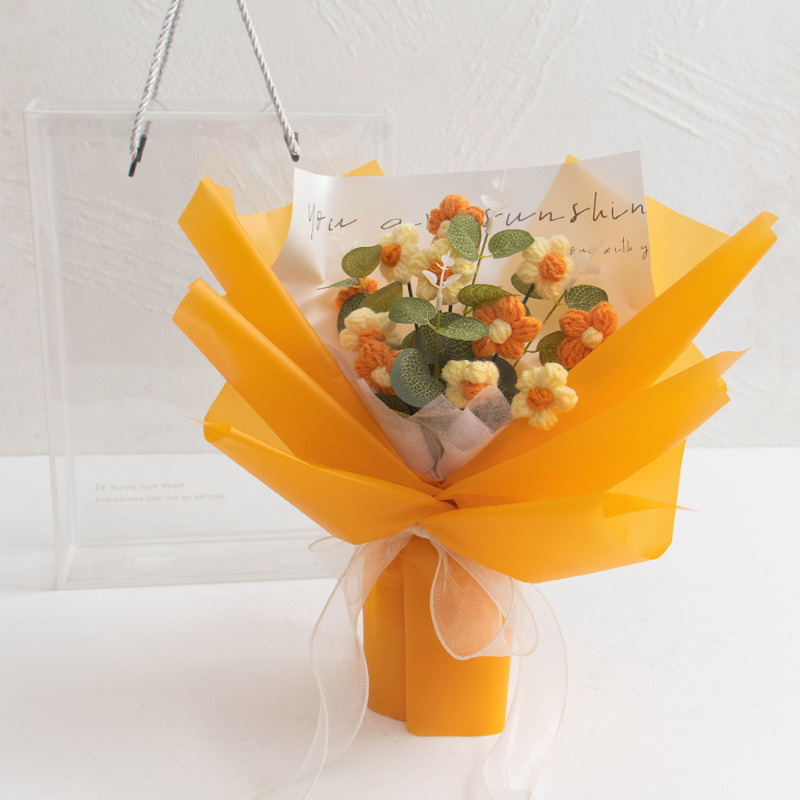 Cross-border Best-selling Hand-crocheted Yarn Bouquet — foto 3