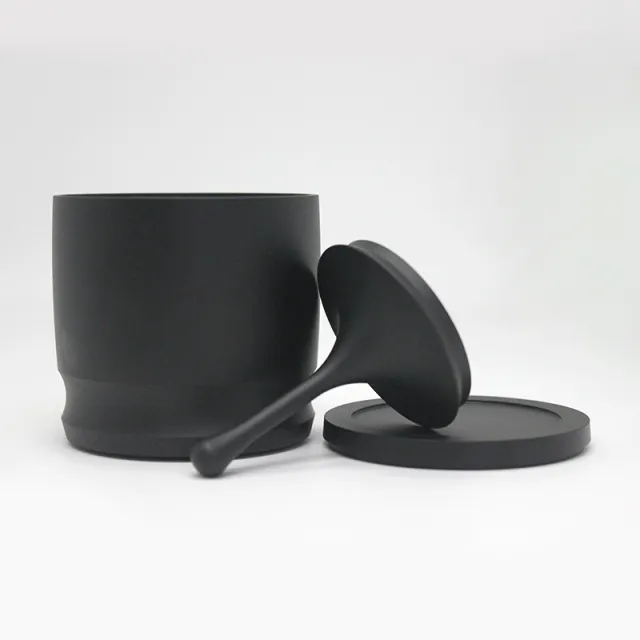 Coffee With Lid Powder Sifter 58MM Coffee Grinder Connecting Powder Cup Handle Black - Shop at LoveMi
