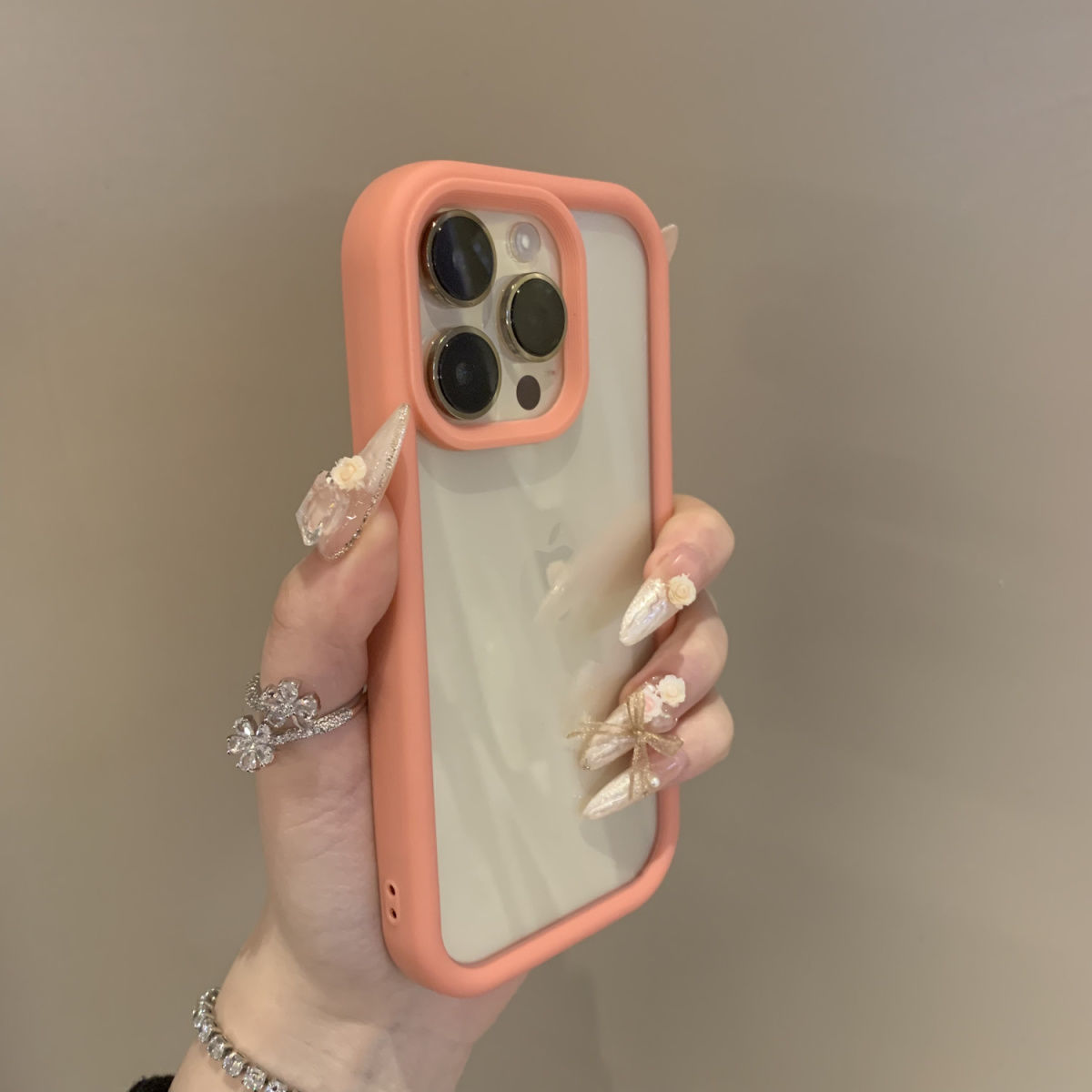 Advanced Solid Color Transparent Drop-resistant Phone Case - Image 3