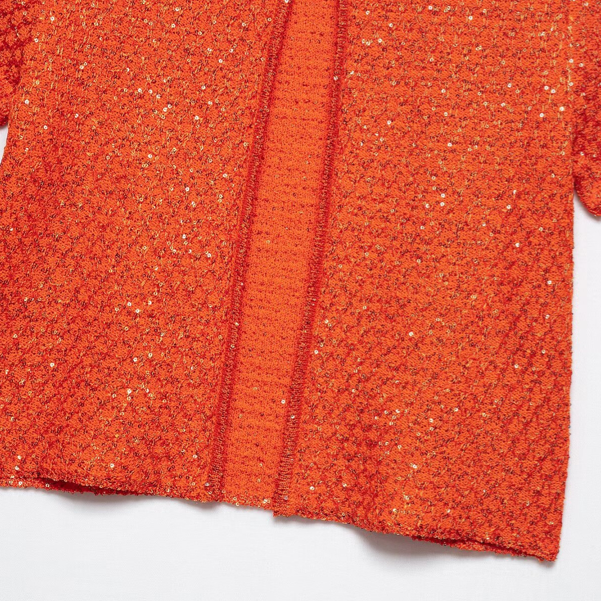 Versatile Casual Fashion Loose Beads Decoration Knitted Top