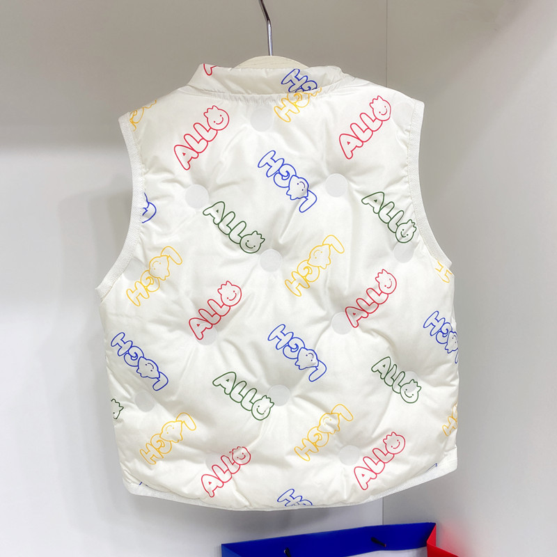 Title 5, Boys and Girls Full Printed Letters Down Vest...