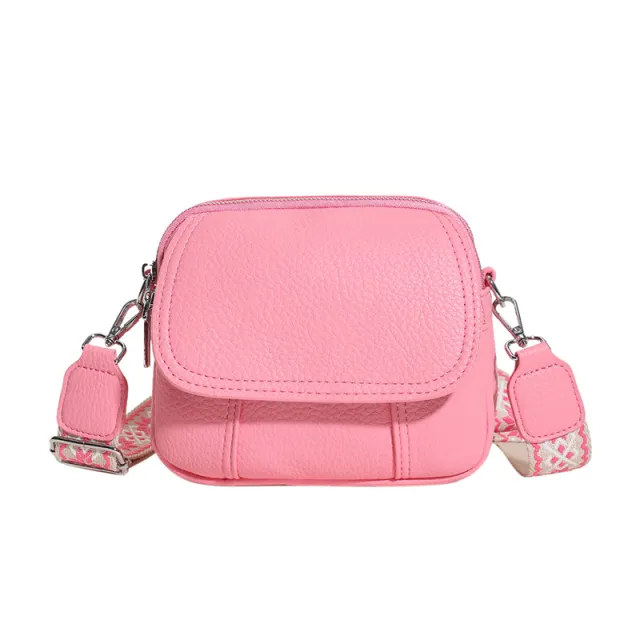 Simple Ladies Phone Bag Shoulder Messenger Bag Pink - Shop at LoveMi