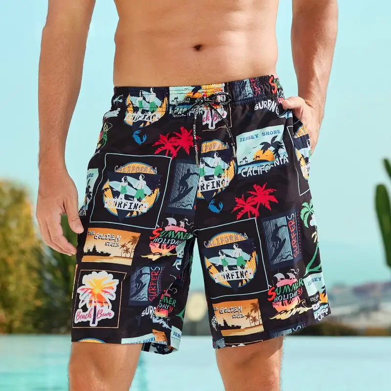 Couples Loose Quick-Drying Beach Shorts