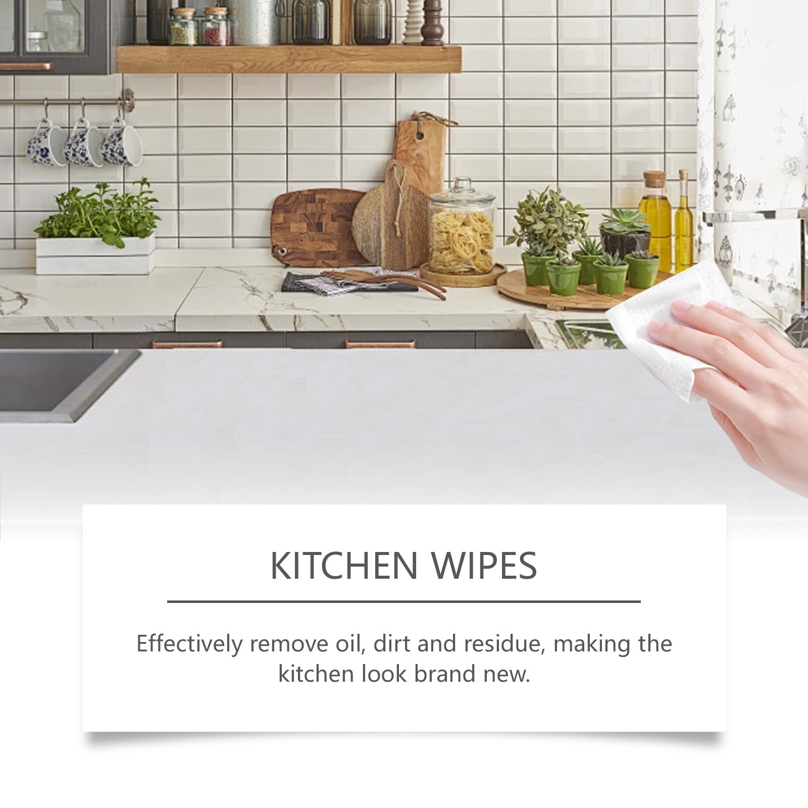 Title 4, Kitchen Wipes Kitchen Countertop Stove Oven Mul...