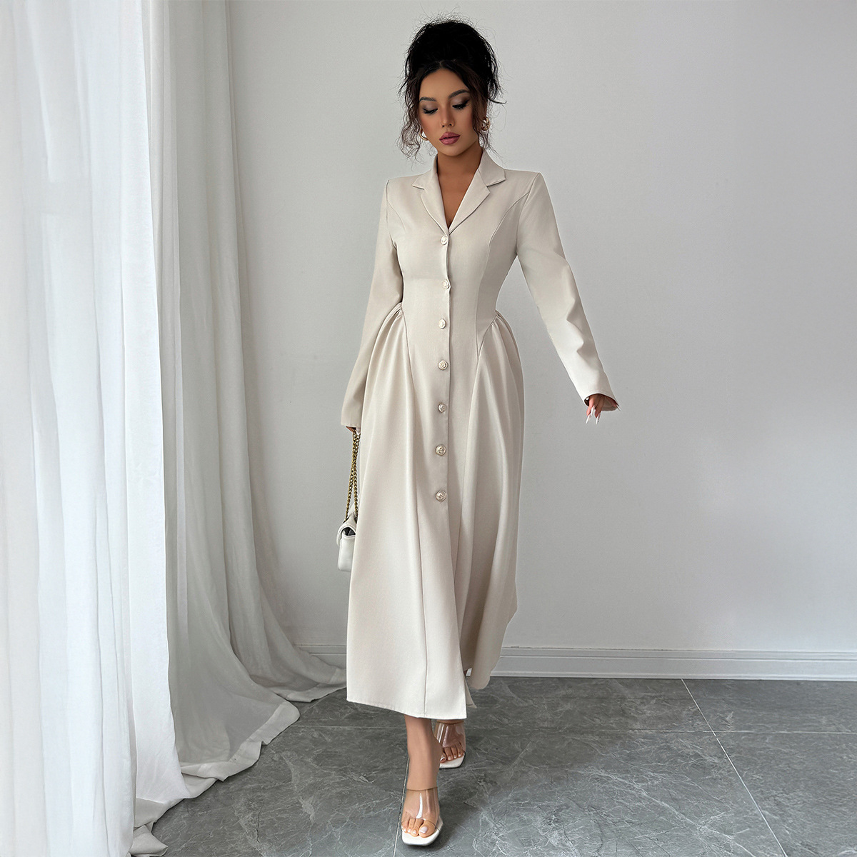 Long Sleeve Dress Women's Clothing