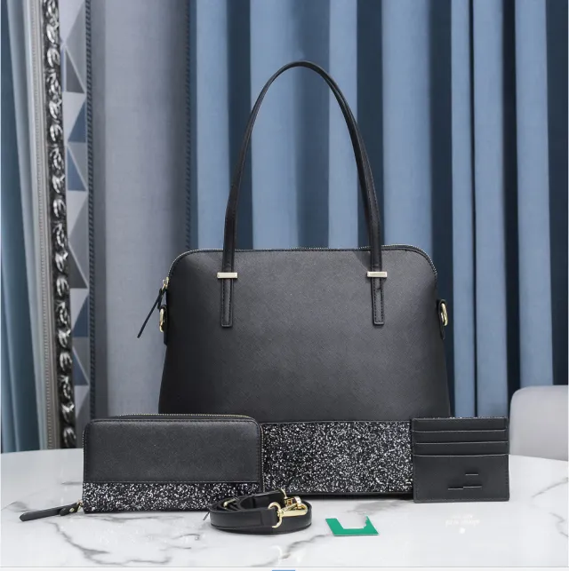Portable Vintage Leopard Print Tote Bag Set Black - Shop at LoveMi