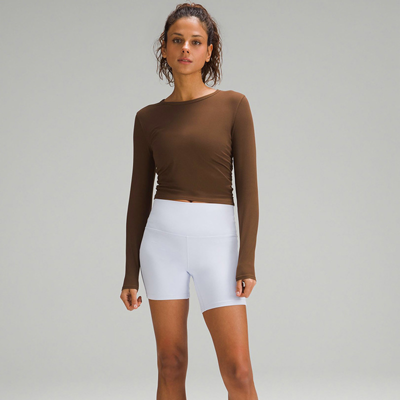Pleated Yoga Long Sleeves On Both Sides