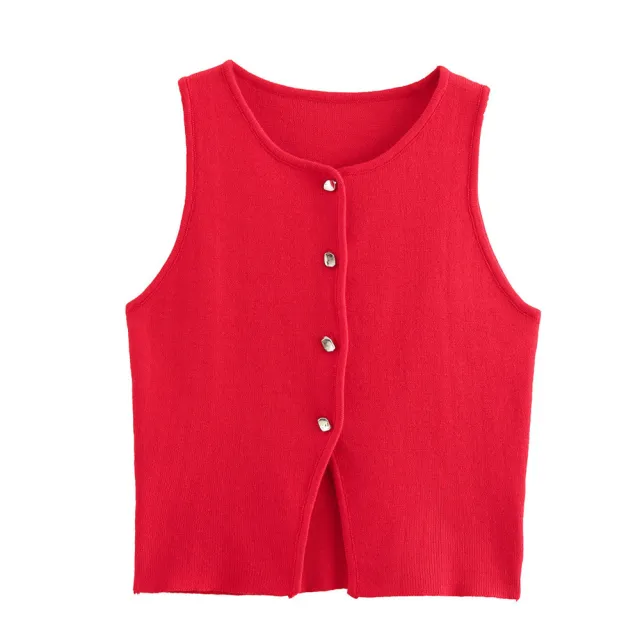 Women's New European And American Street Style Polyester Sweater Red - Shop at LoveMi