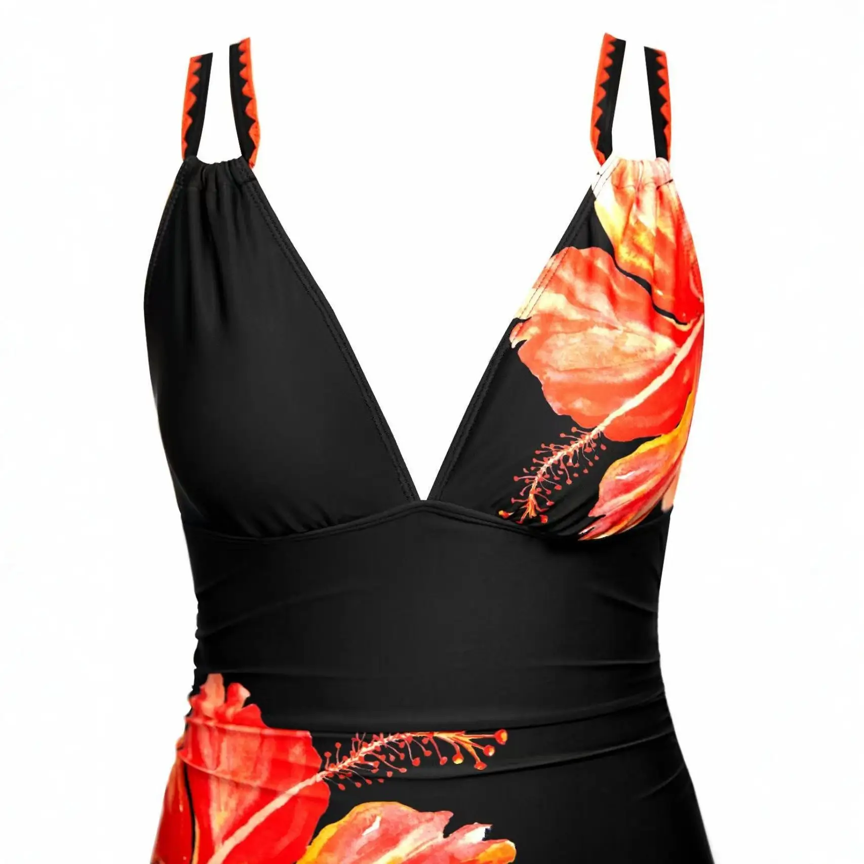 New Womens Floral Print Bodycon Backless Push-Up Sexy One-Piece Swimsuit