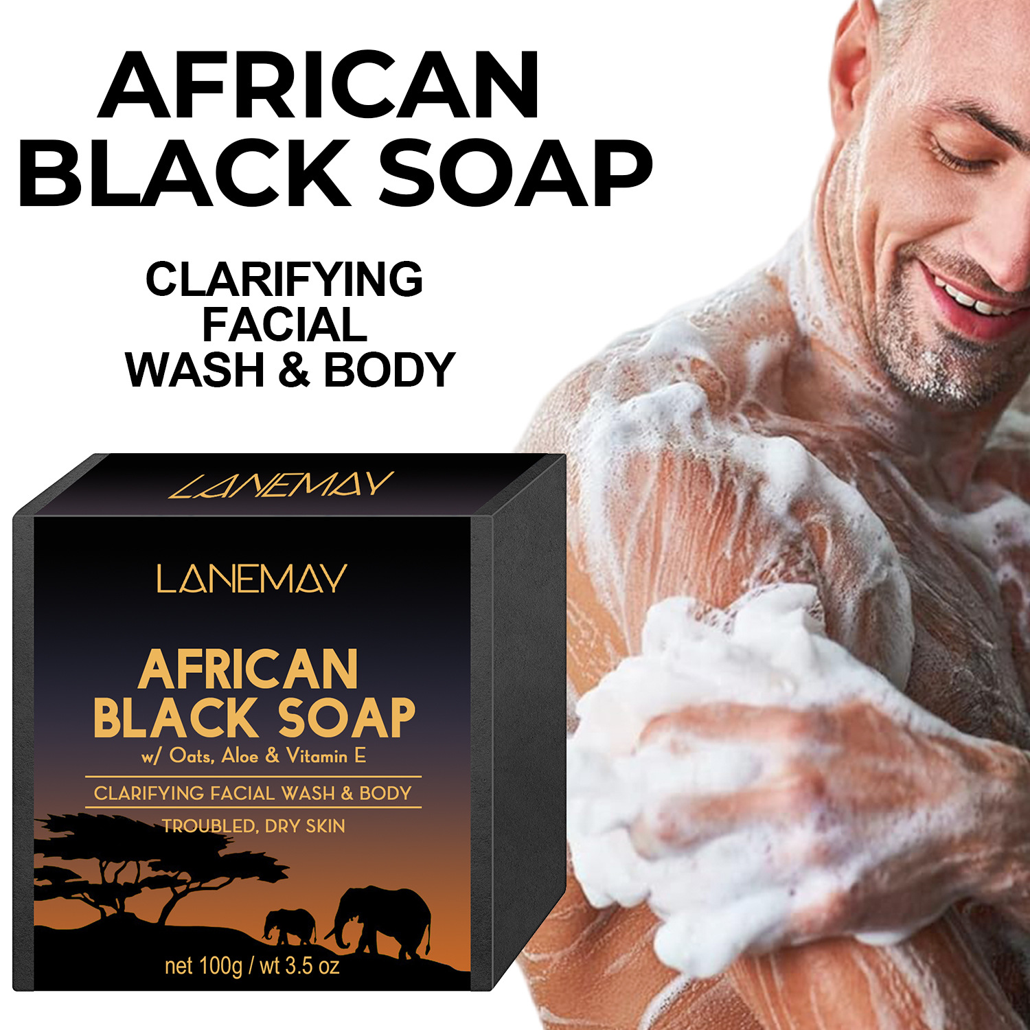 Cleansing, Stain Removal, Hydrating And Moisturizing Soap
