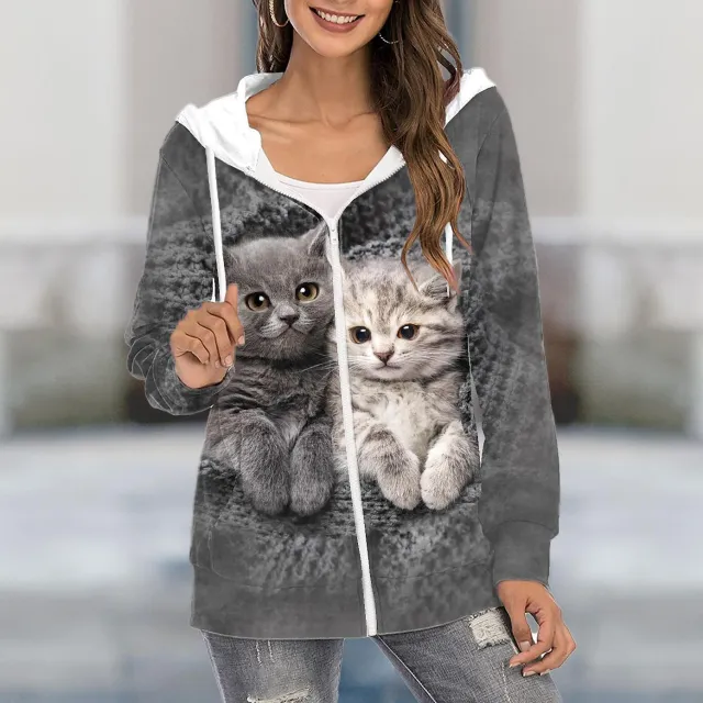 European And American Zipper Cardigan Fashion Casual Zhlls14227 Xxl - Shop at LoveMi