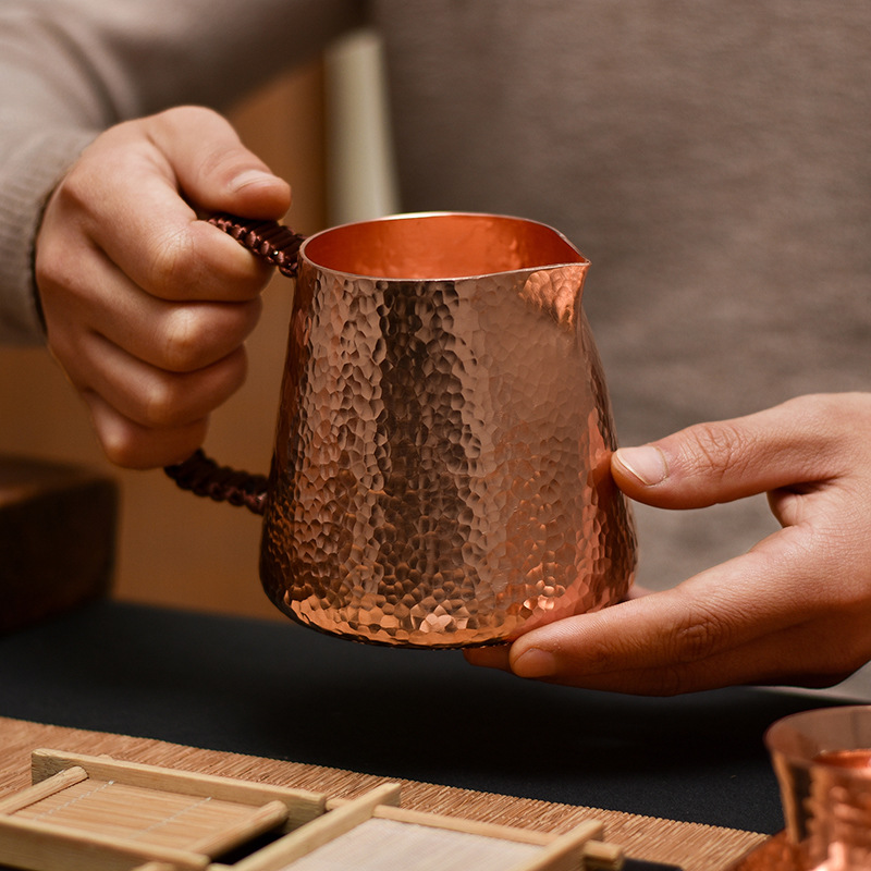 Pure Copper Pitcher Tea Pitcher Handmade Beating