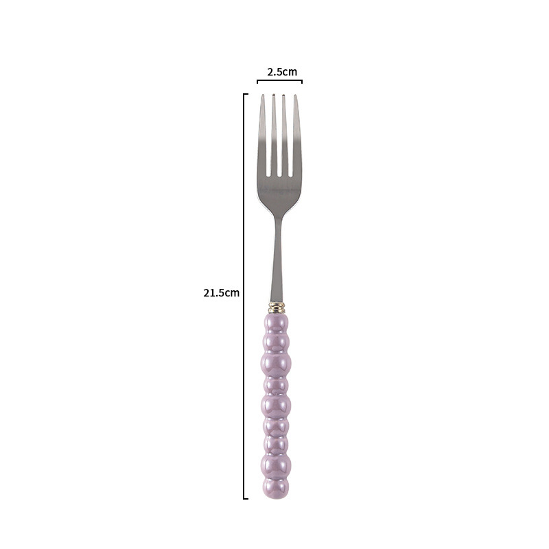 purple fork